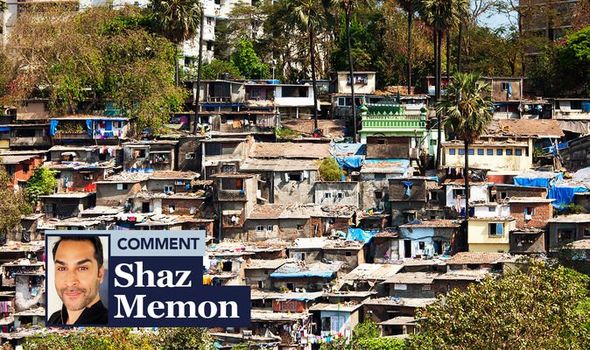 Indian shanty town